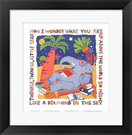 Framed Twinkle, Twinkle Print