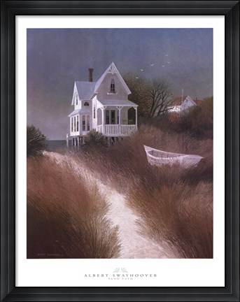 Framed Sand Path Print