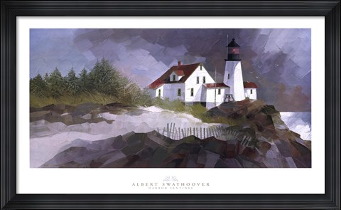 Framed Harbor Sentinel Print