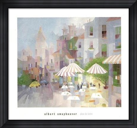 Framed Place du Tertre Print