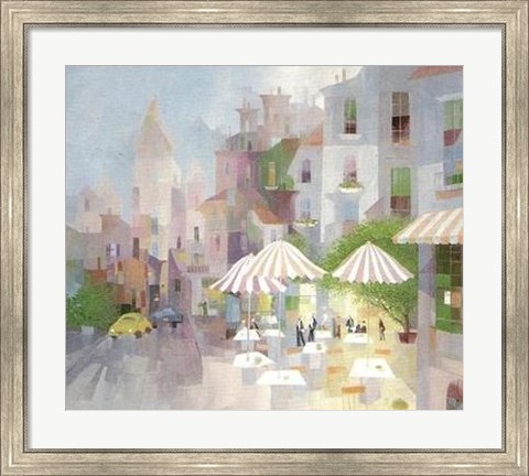 Framed Place du Tertre Print