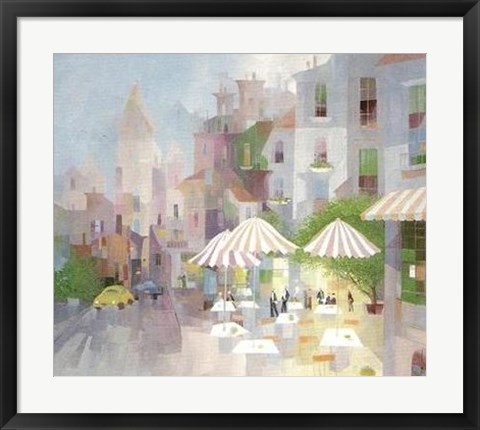 Framed Place du Tertre Print