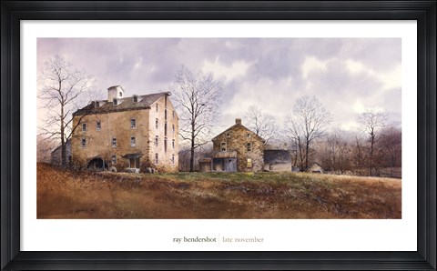 Framed Late November Print