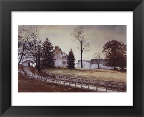 Framed Late October Print