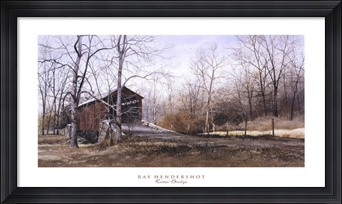 Framed Kissin&#39; Bridge Print