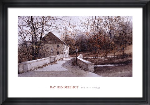 Framed Mill Bridge Print