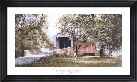 Framed Summer Portal Print