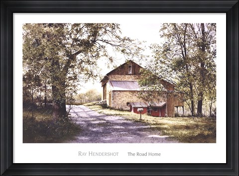 Framed Road Home Print