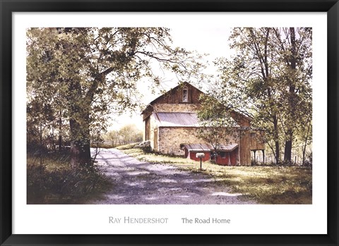 Framed Road Home Print