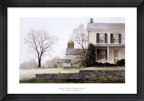 Framed First Signs of Spring Print