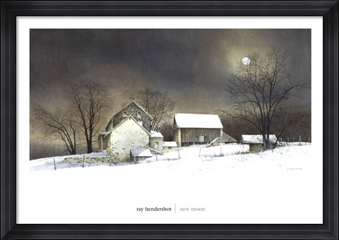 Framed New Moon Print