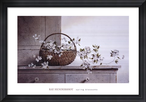 Framed Spring Blossoms Print