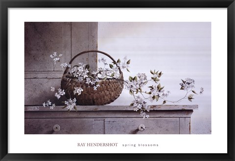 Framed Spring Blossoms Print