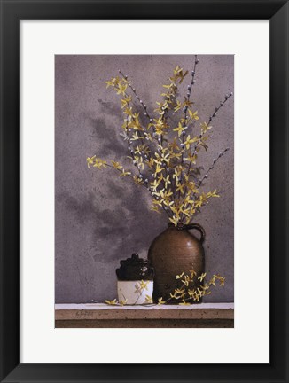 Framed Forsythia Print