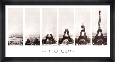 Framed La Tour Eiffel Print