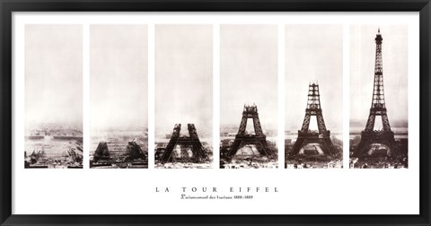 Framed La Tour Eiffel Print