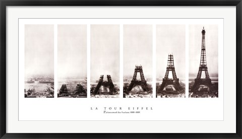 Framed La Tour Eiffel Print