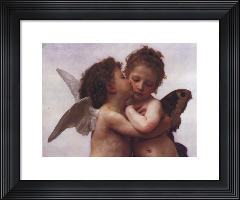 Framed First Kiss Print