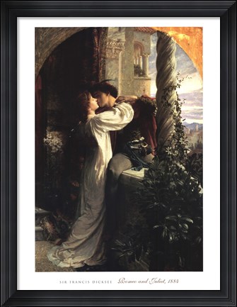 Framed Romeo and Juliet Print
