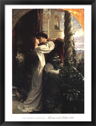 Framed Romeo and Juliet Print