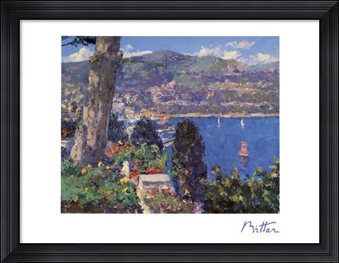 Framed Cote D'azur Print