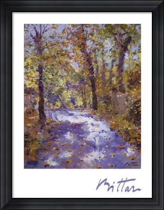 Framed Lumiere D'automne Print