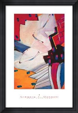 Framed Aqua Sulu #2 Print