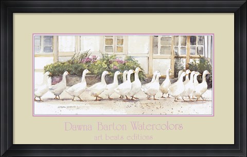 Framed Dinner Call Print