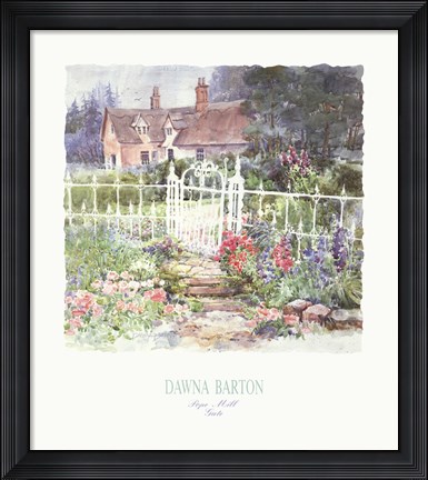 Framed Pope Mill Gate Print