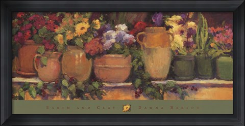 Framed Earth and Clay Print