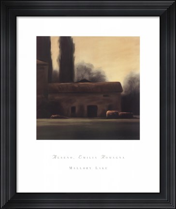 Framed Alseno Emilia Romagna Print