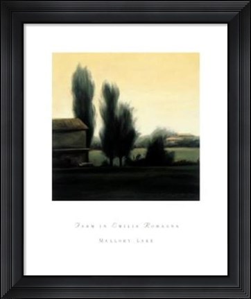 Framed Farm in Emilia Romagna Print