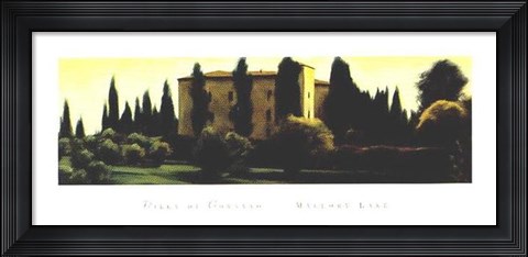 Framed Villa Di Corsano Print
