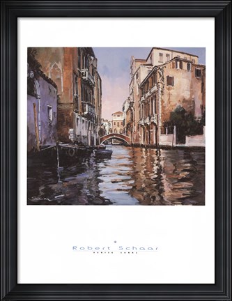 Framed Venice Canal Print