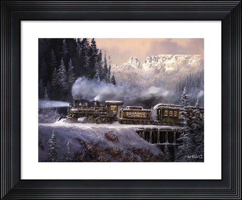 Framed Hardpull to Orway Print