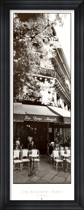Framed Le Bistro Print