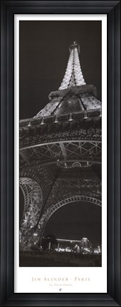 Framed La Tour Eiffel Print