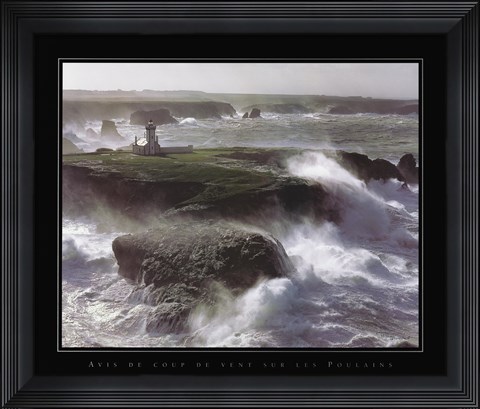 Framed Le Poulains Print