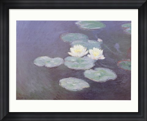 Framed Nympheas Effet Du Print