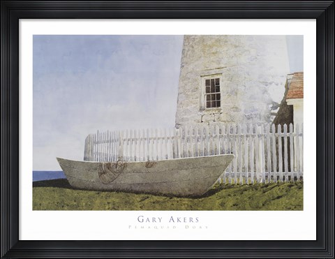 Framed Pemaquid Dory Print