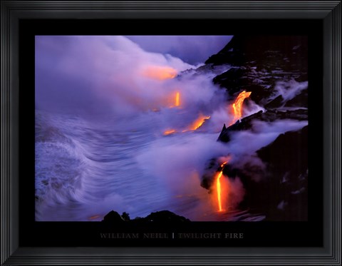Framed Twilight Fire Print