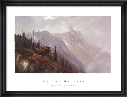 Framed On the Halfway Print