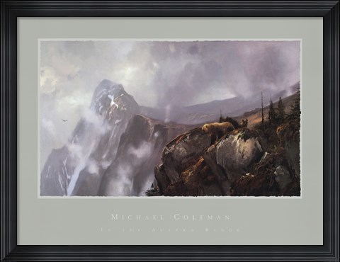 Framed In the Alaska Range Print