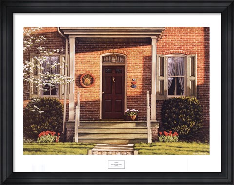 Framed Welcome Home Spring Print