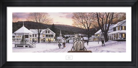 Framed Sleigh Bells Print