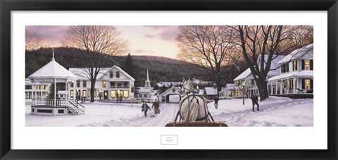 Framed Sleigh Bells Print
