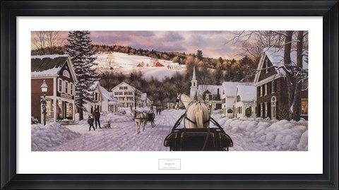 Framed Sleigh Bells Too Print