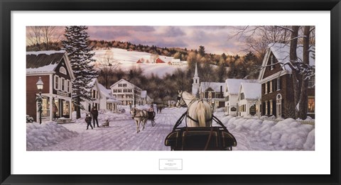 Framed Sleigh Bells Too Print