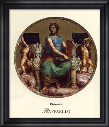 Framed Philosophy Print