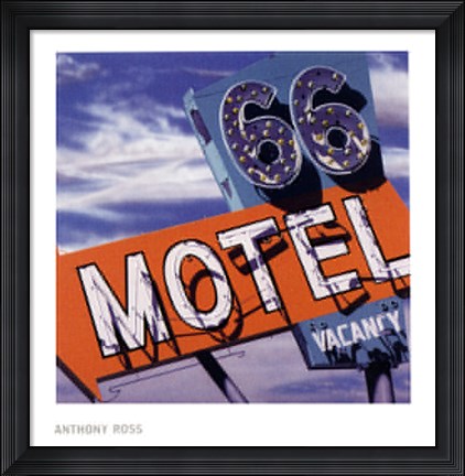 Framed 66 Motel Print
